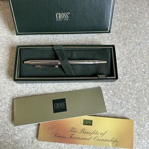 Cross Townsend Medalist Chrome With Gold Trim NOS Genesis Branded